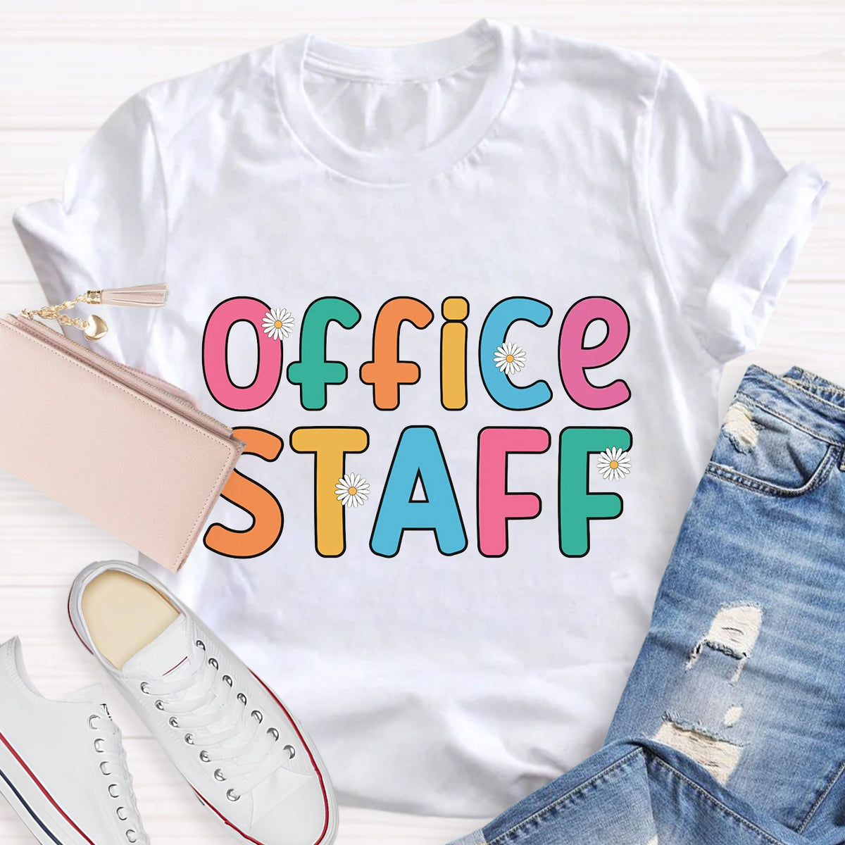 Office Staff School Office Team T-Shirt