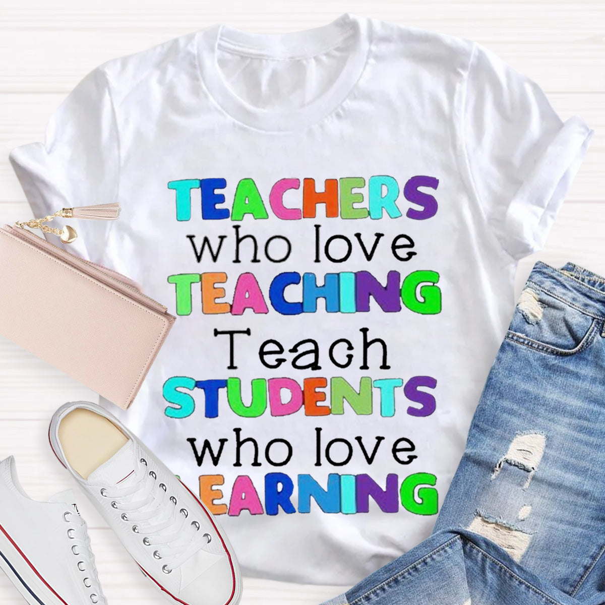 Who Love Teaching English Teacher T-Shirt