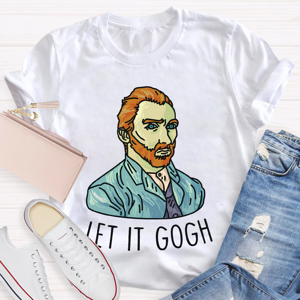 Let It Go Art Teacher T-Shirt