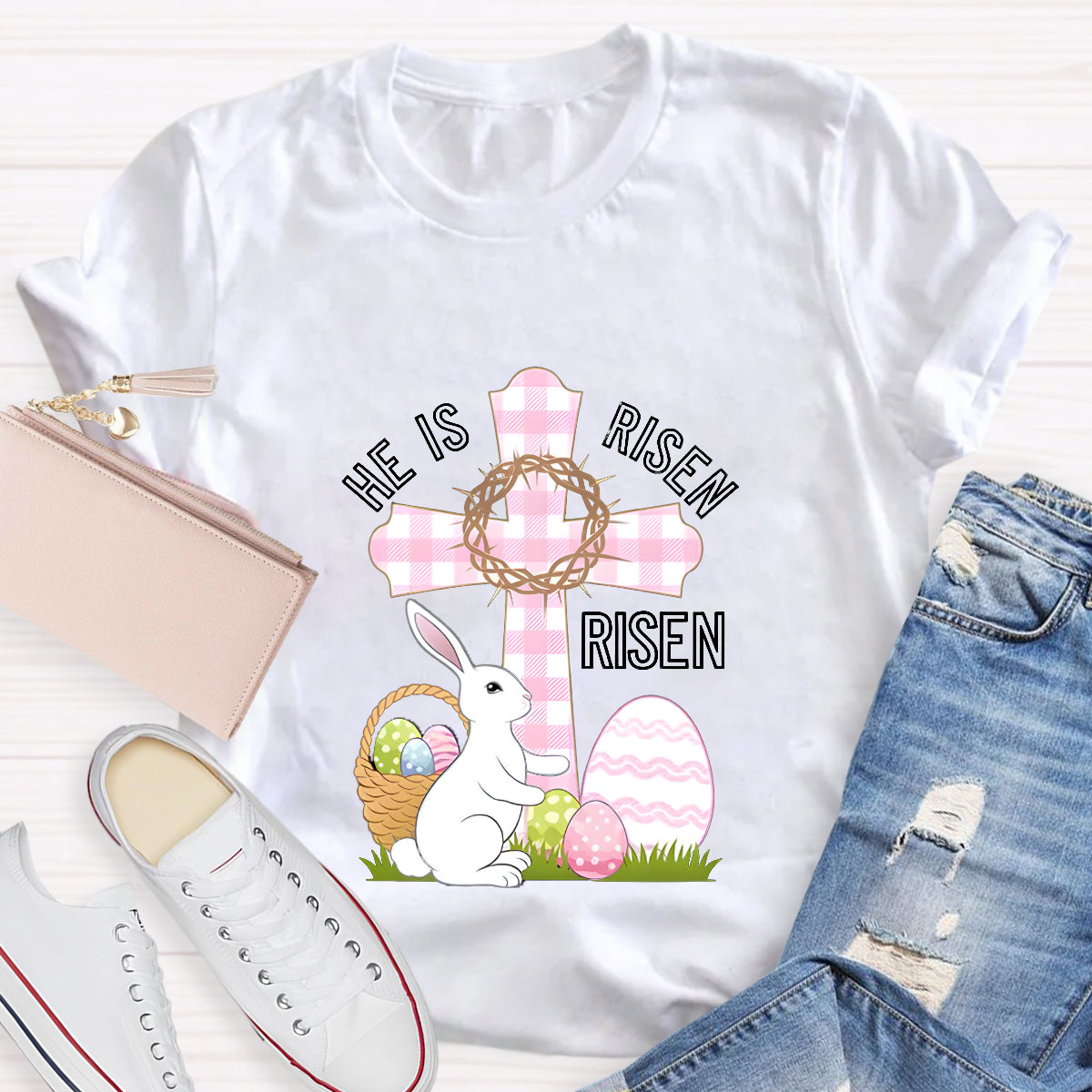 He Is Rise Easter T-Shirt