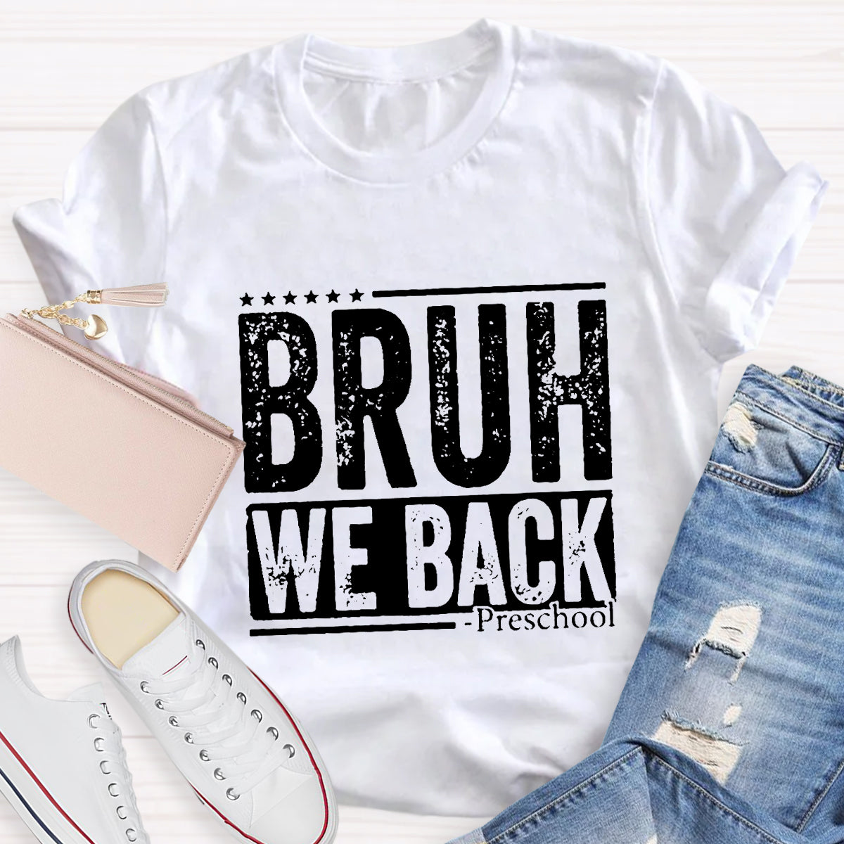 Personalized Grade Bruh We Back Back To School T-shirt