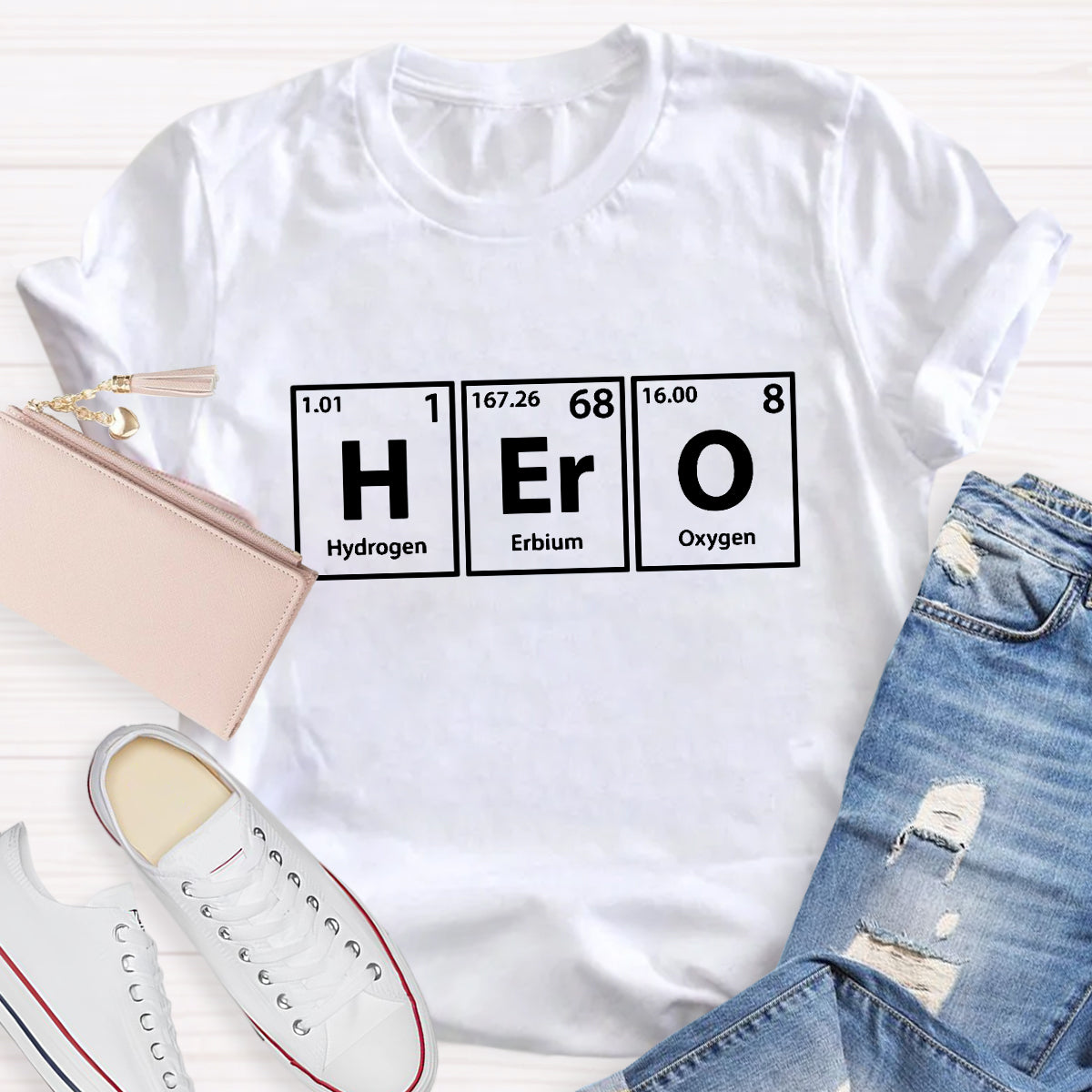 Hero Periodic Table Teacher T-Shirt