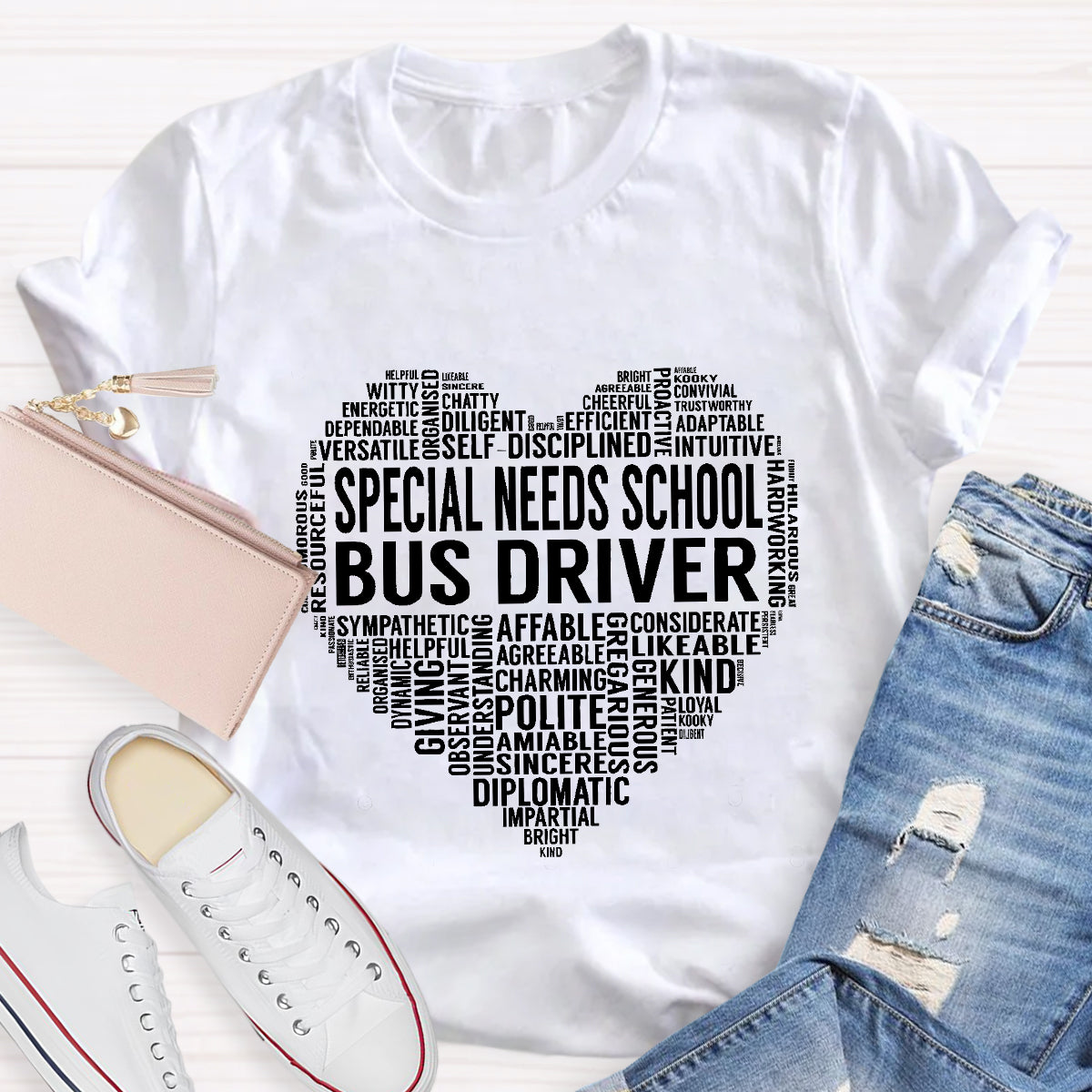 Special Needs School Bus Driver Teacher T-Shirt