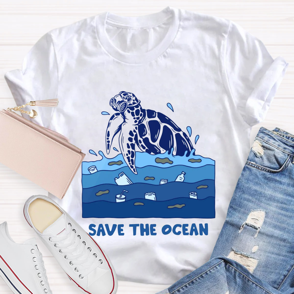 Save The Ocean Save The Turtle T-Shirt