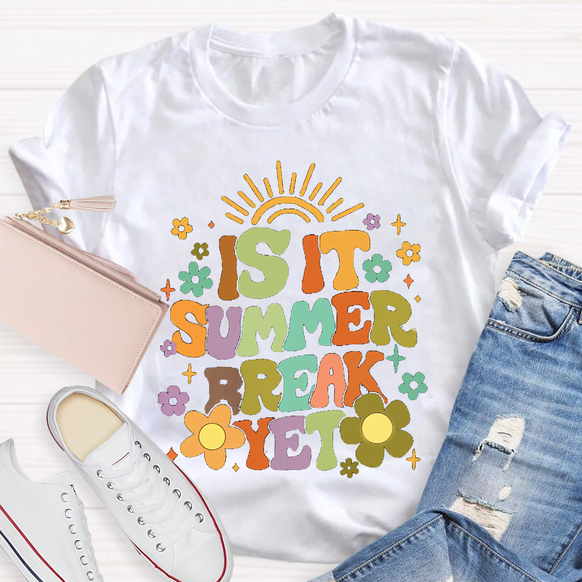 Is It Summer Break Yet Teacher T-Shirt