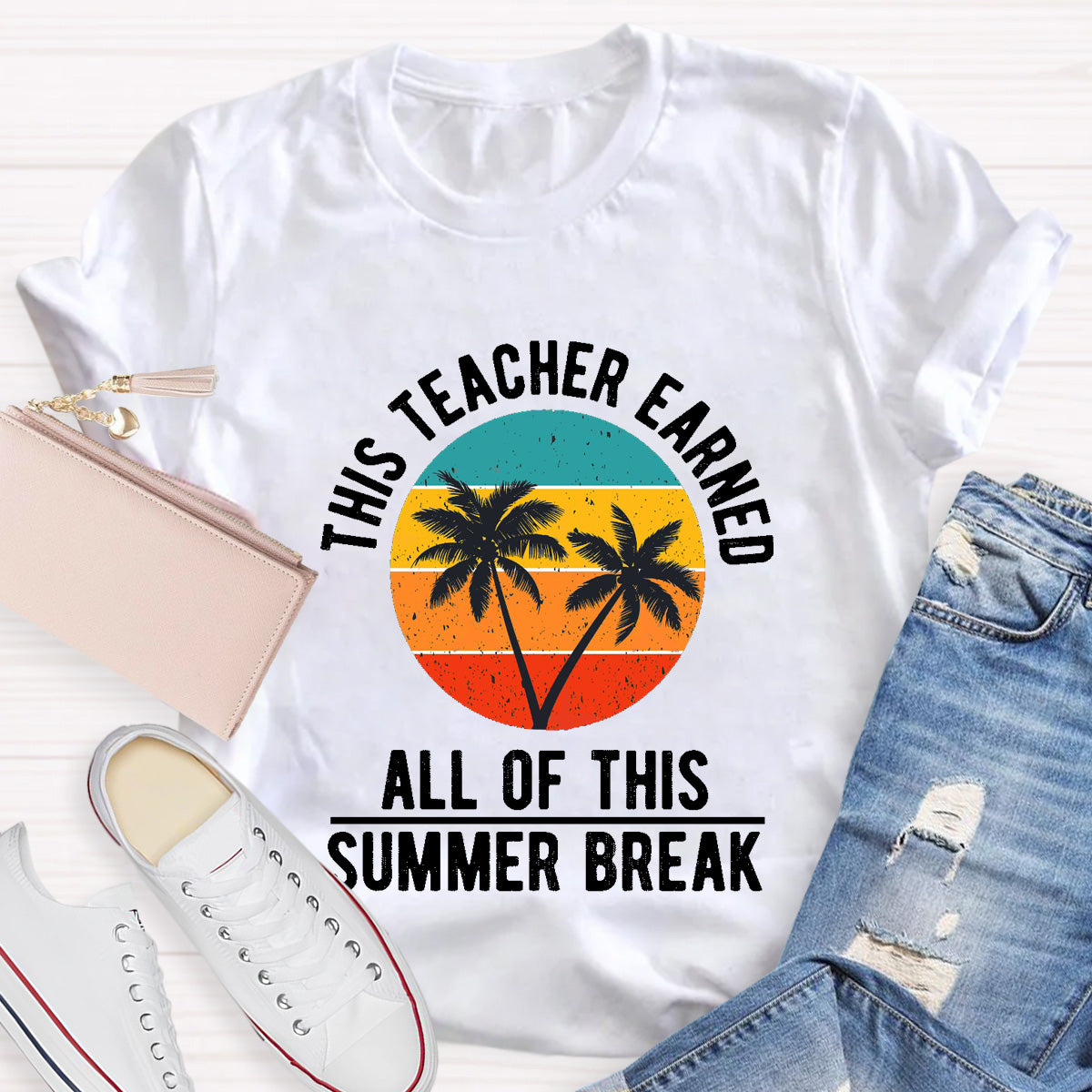 All Of This Summer Break Teacher T-Shirt