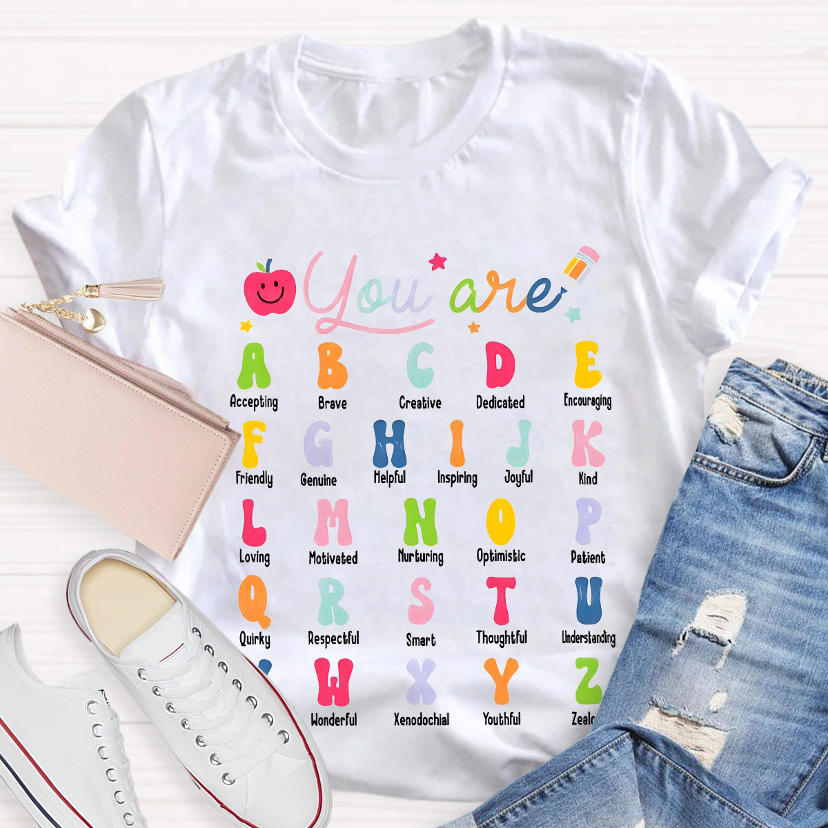 You Are Accepting Brave Teacher T-Shirt