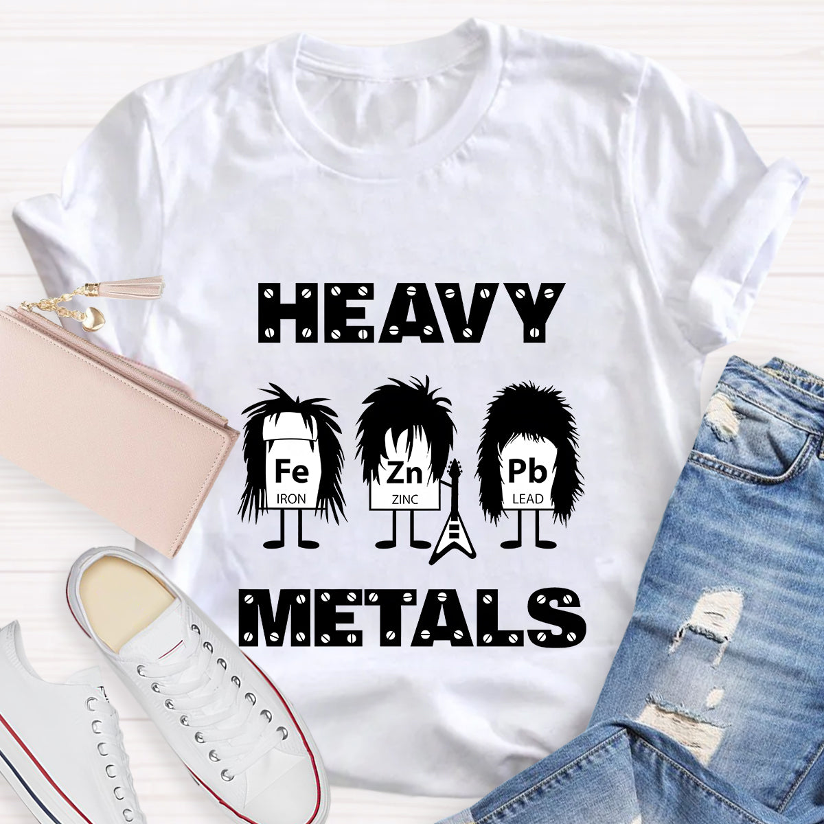 Funny Science Heavy Metals Teacher T-Shirt