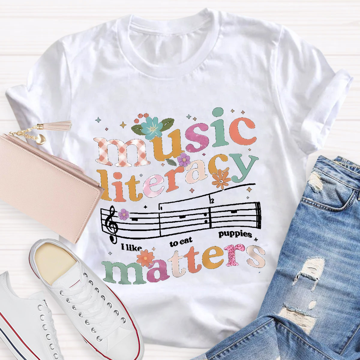 Music Literacy Matters Music Teacher T-Shirt
