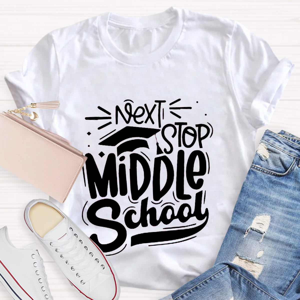 Next Stop Middle School Teacher T-Shirt
