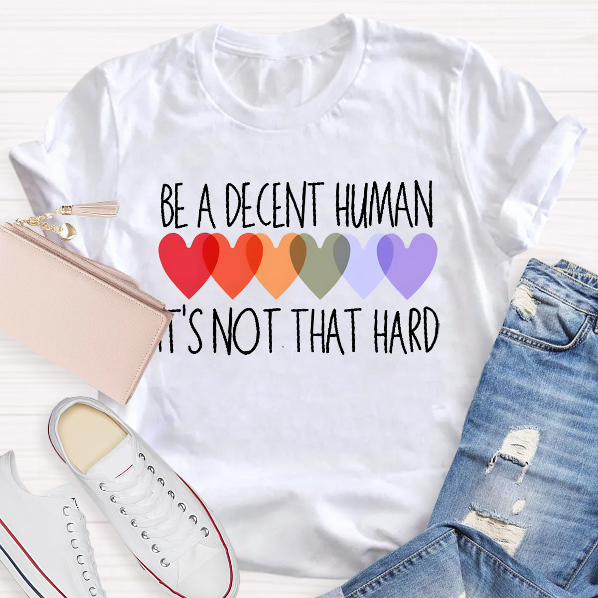 Be A Decent Human Teacher T-Shirt