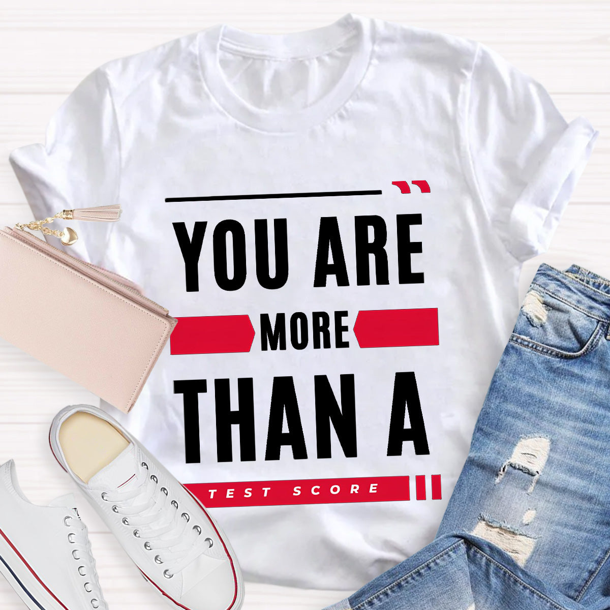 You Are More Than A Text Score Teacher T-Shirt