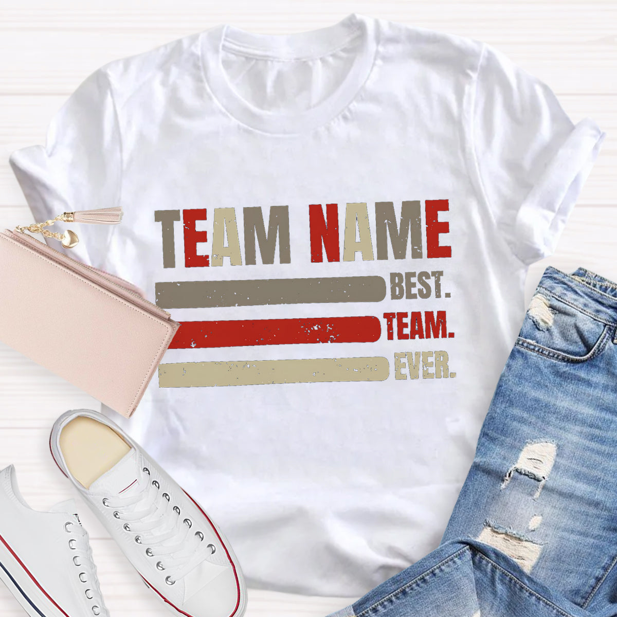 Personalized Best Team NameTeacher T-Shirt