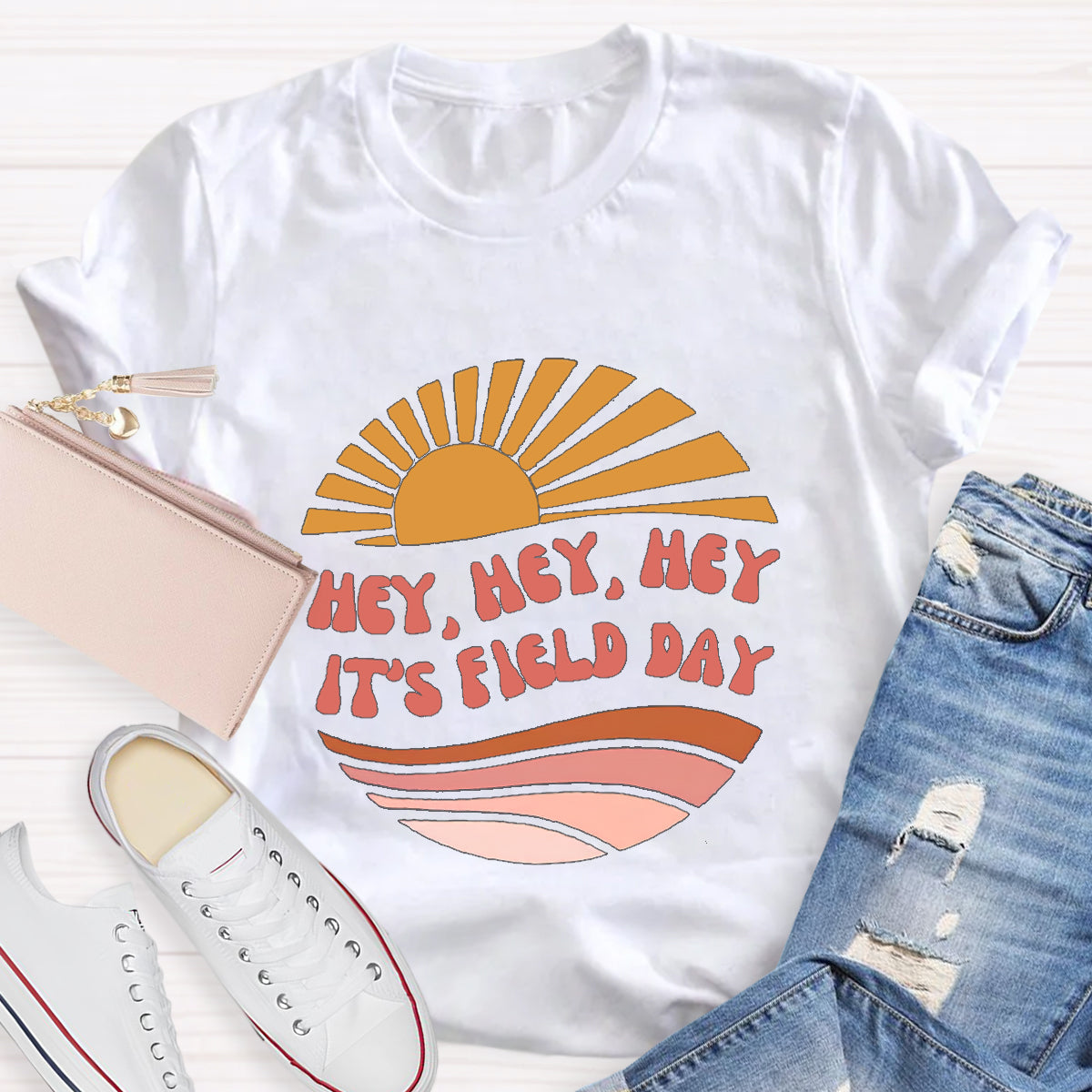 Hey It's Field Day Teacher T-Shirt