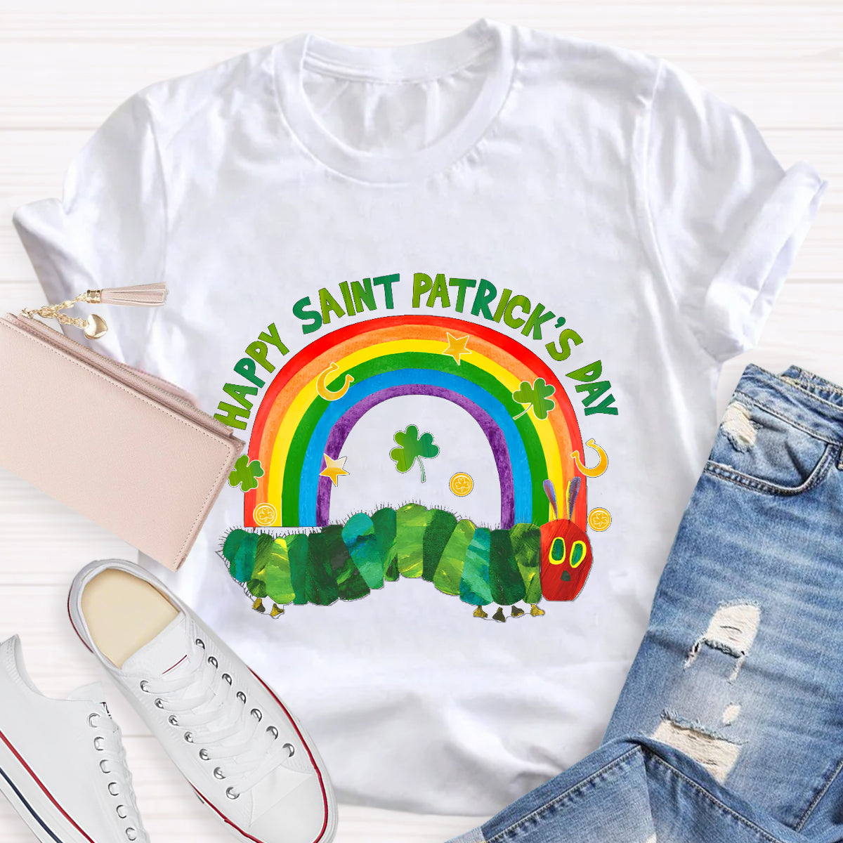 Happy St. Patrick's Day Caterpillar T-Shirt