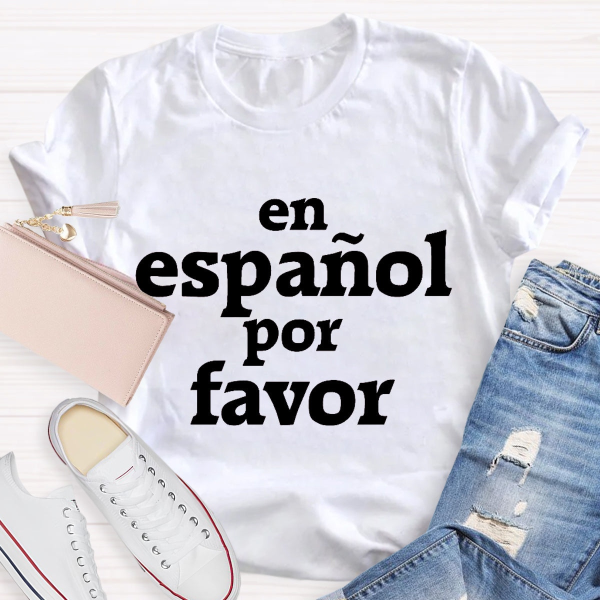 En Espanol Por Favor Spanish Teacher T-Shirt
