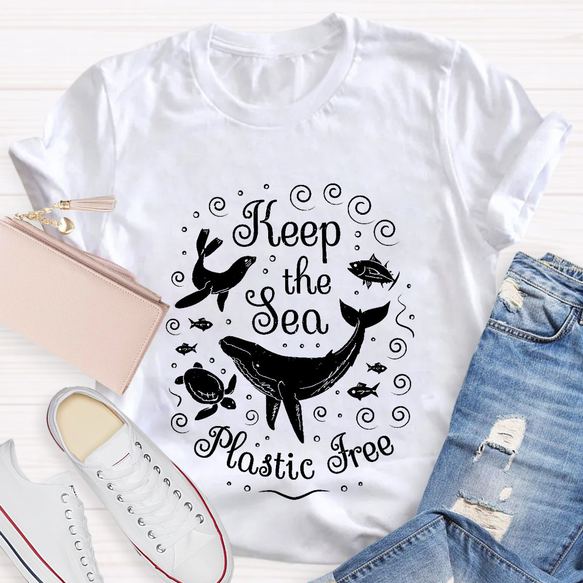 Keep The Sea Plastic Free T-Shirt