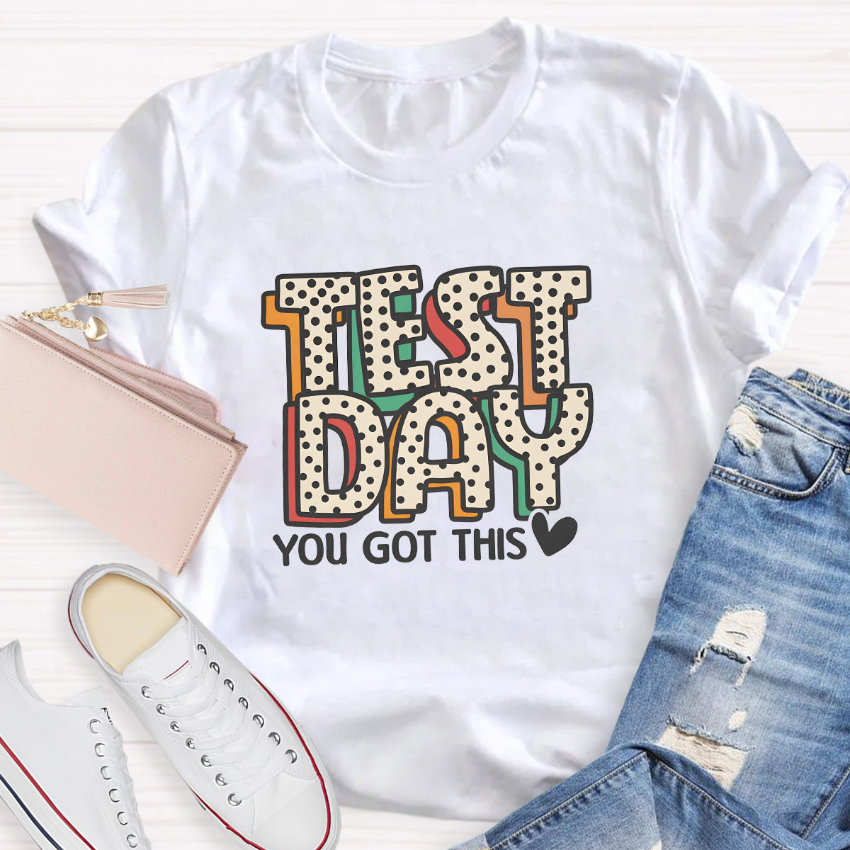 Text Day Teacher T-Shirt