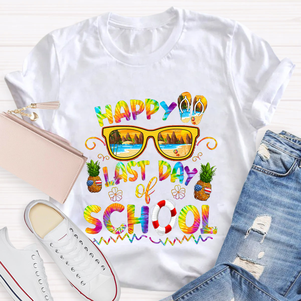 Happy Last Day Of School Holiday Summer T-Shirt