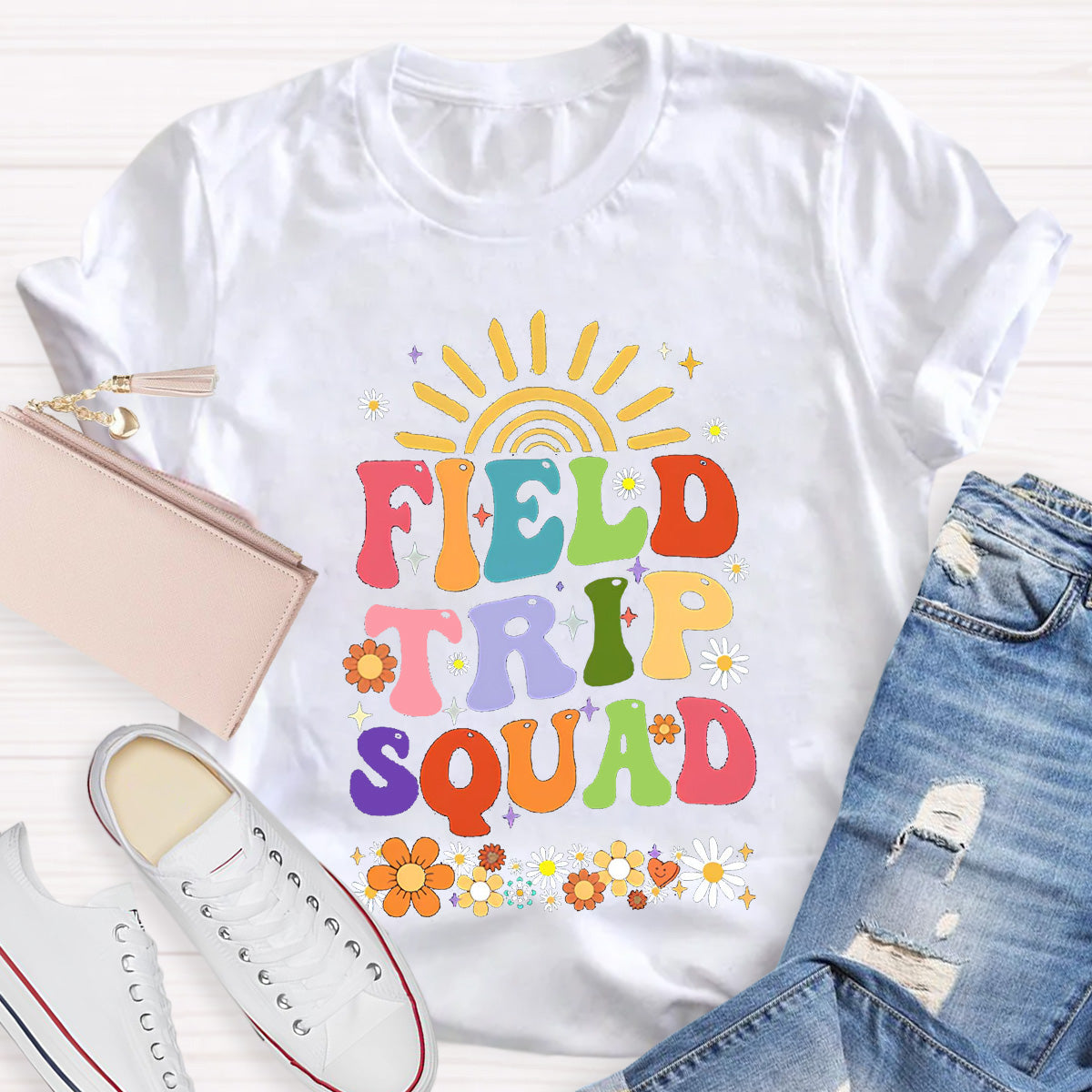 Field Trip Squad Teacher T-Shirt