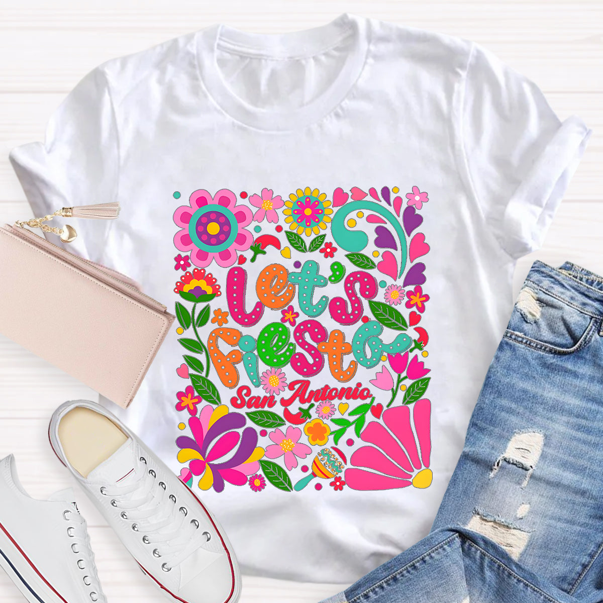 Let's Fiesta Teacher T-Shirt