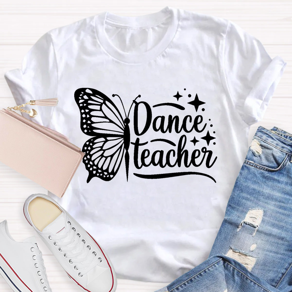 Dance Teacher Butterfly Teacher T-Shirt
