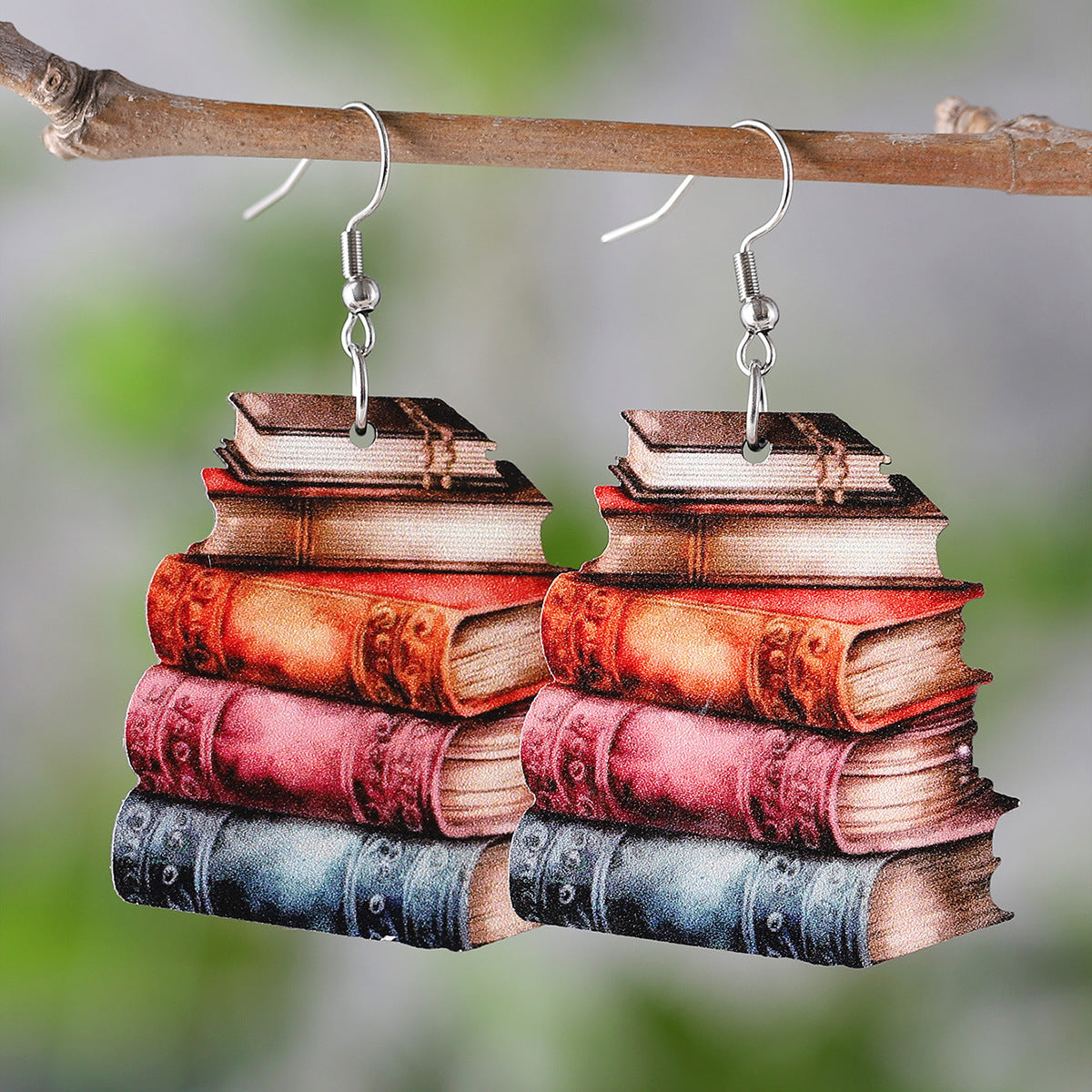 Teacher's Day Flower Bow Book Pendant