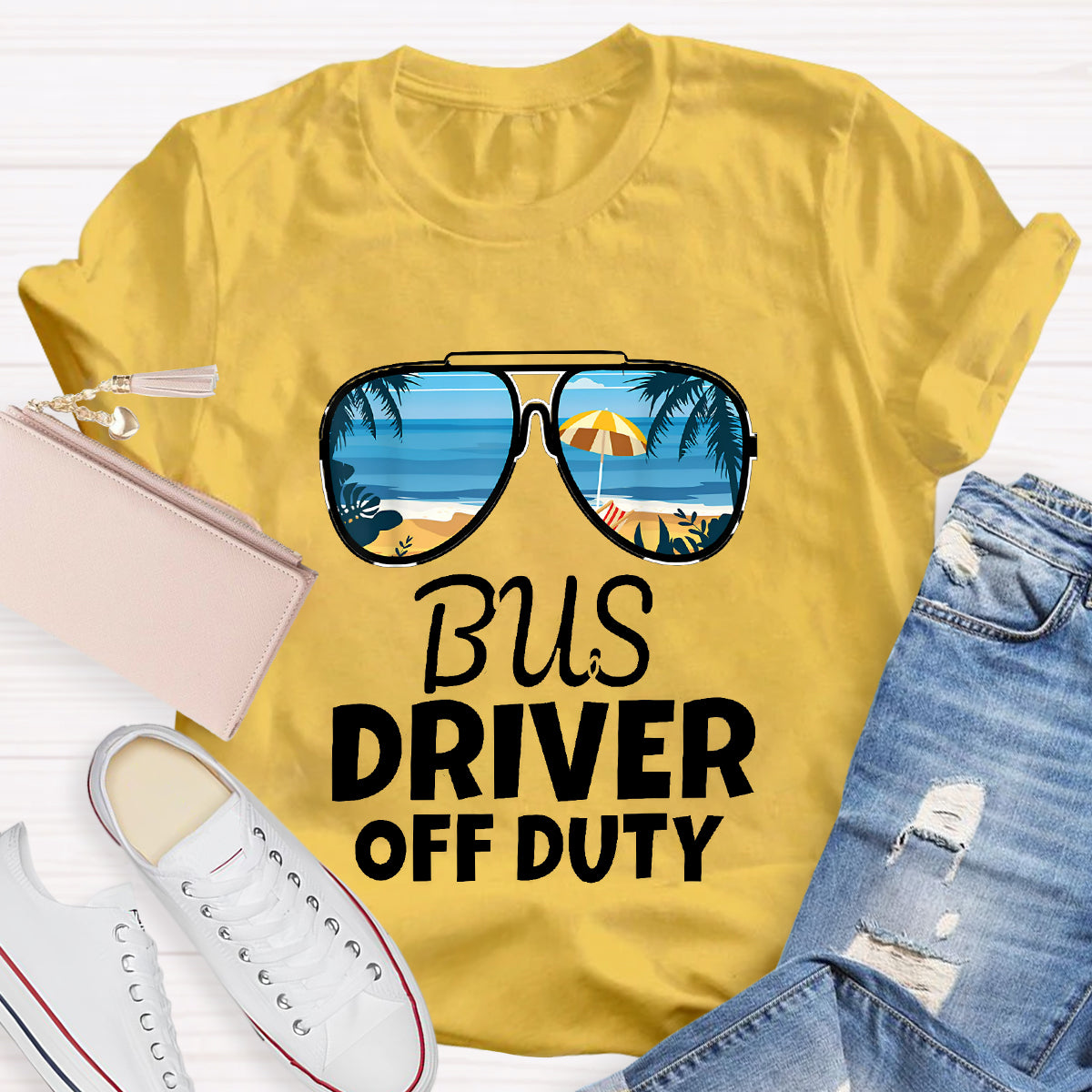 School Bus Driver Off Duty T-Shirt