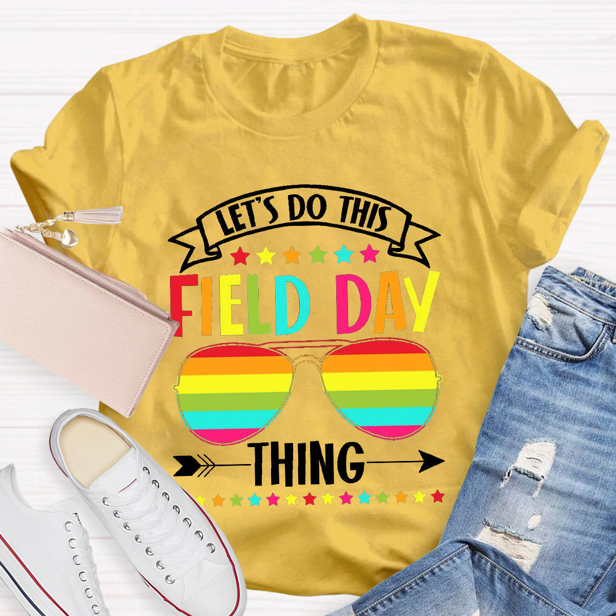 Let's Do This Field Thing Teacher T-Shirt