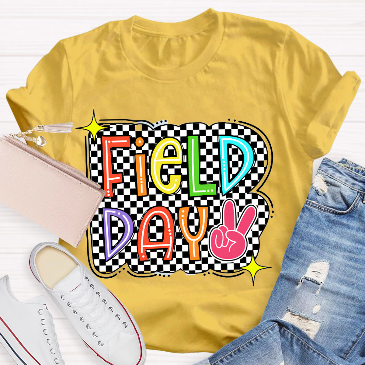 Field Day Star Teacher T-Shirt