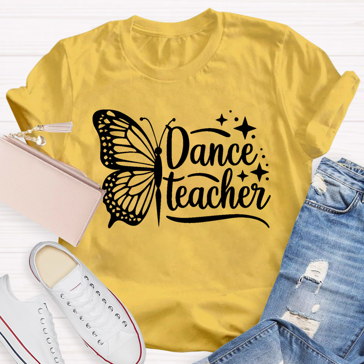 Dance Teacher Butterfly Teacher T-Shirt