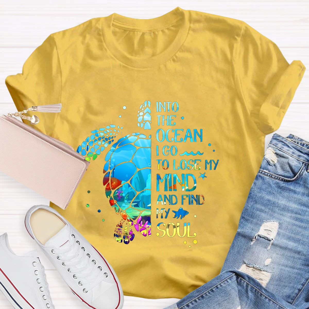 Into The Ocean I Go To Lose My Mind And Find My Soul T-Shirt