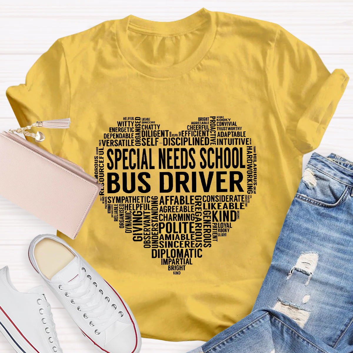 Special Needs School Bus Driver Teacher T-Shirt