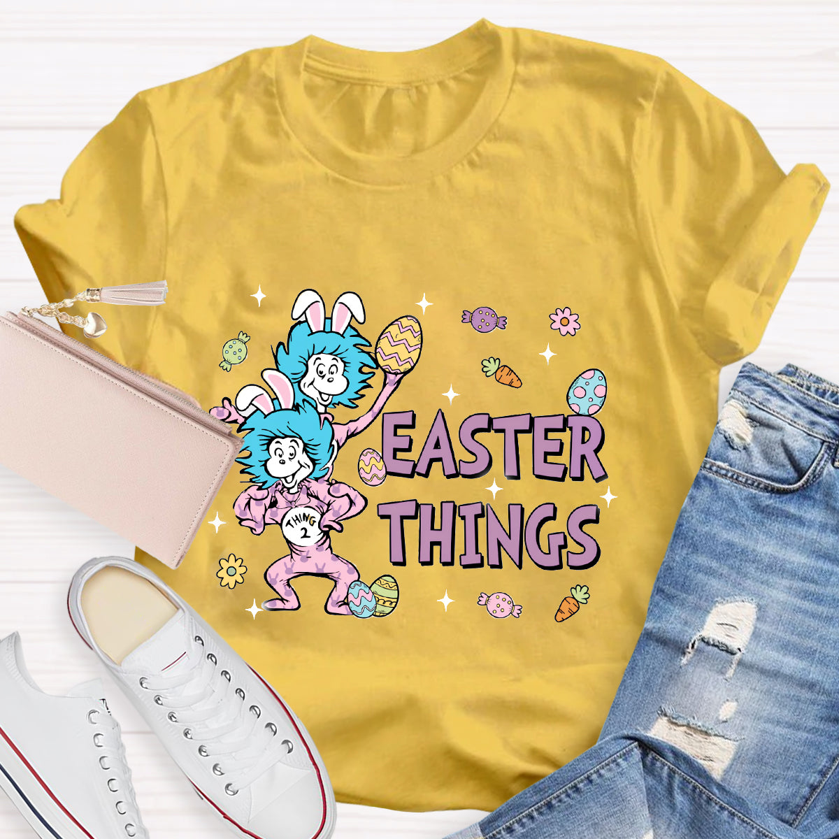 Easter Things Teacher T-Shirt
