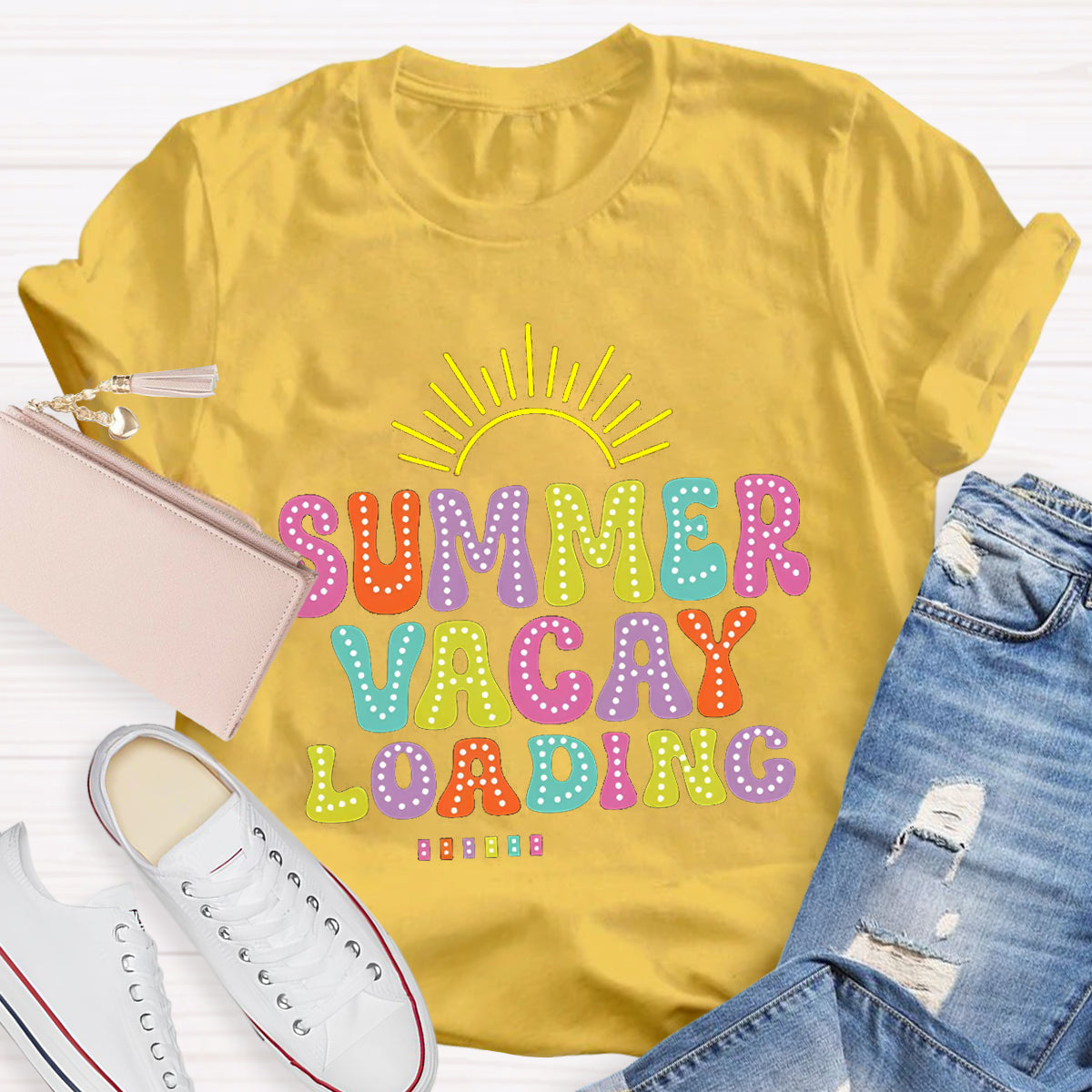 Summer Vacay Is Loading Teacher T-Shirt