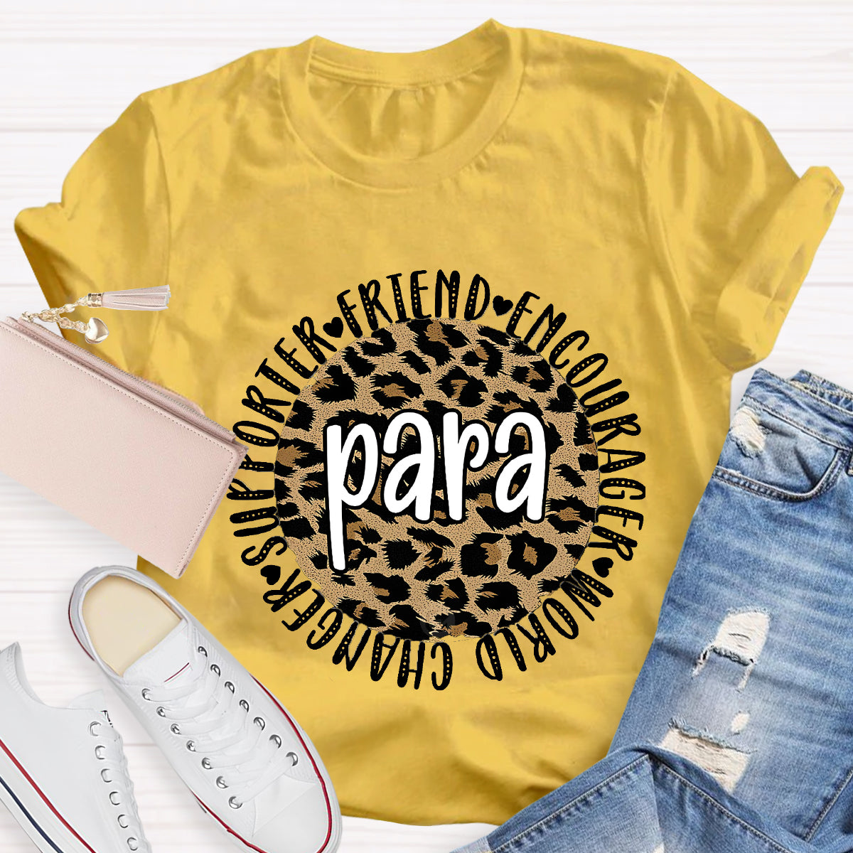 Para Teacher Encourager Friend T-shirt