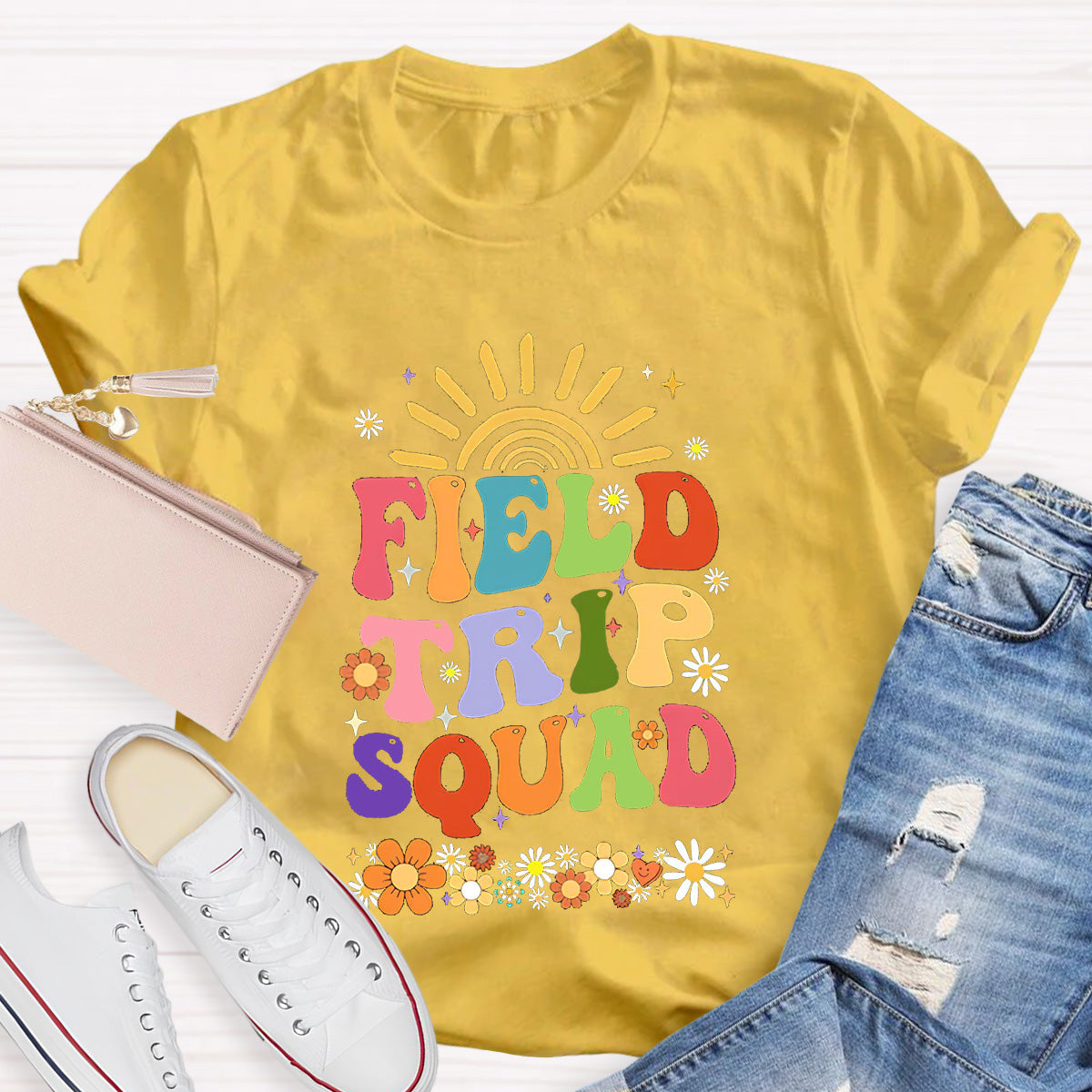 Field Trip Squad Teacher T-Shirt