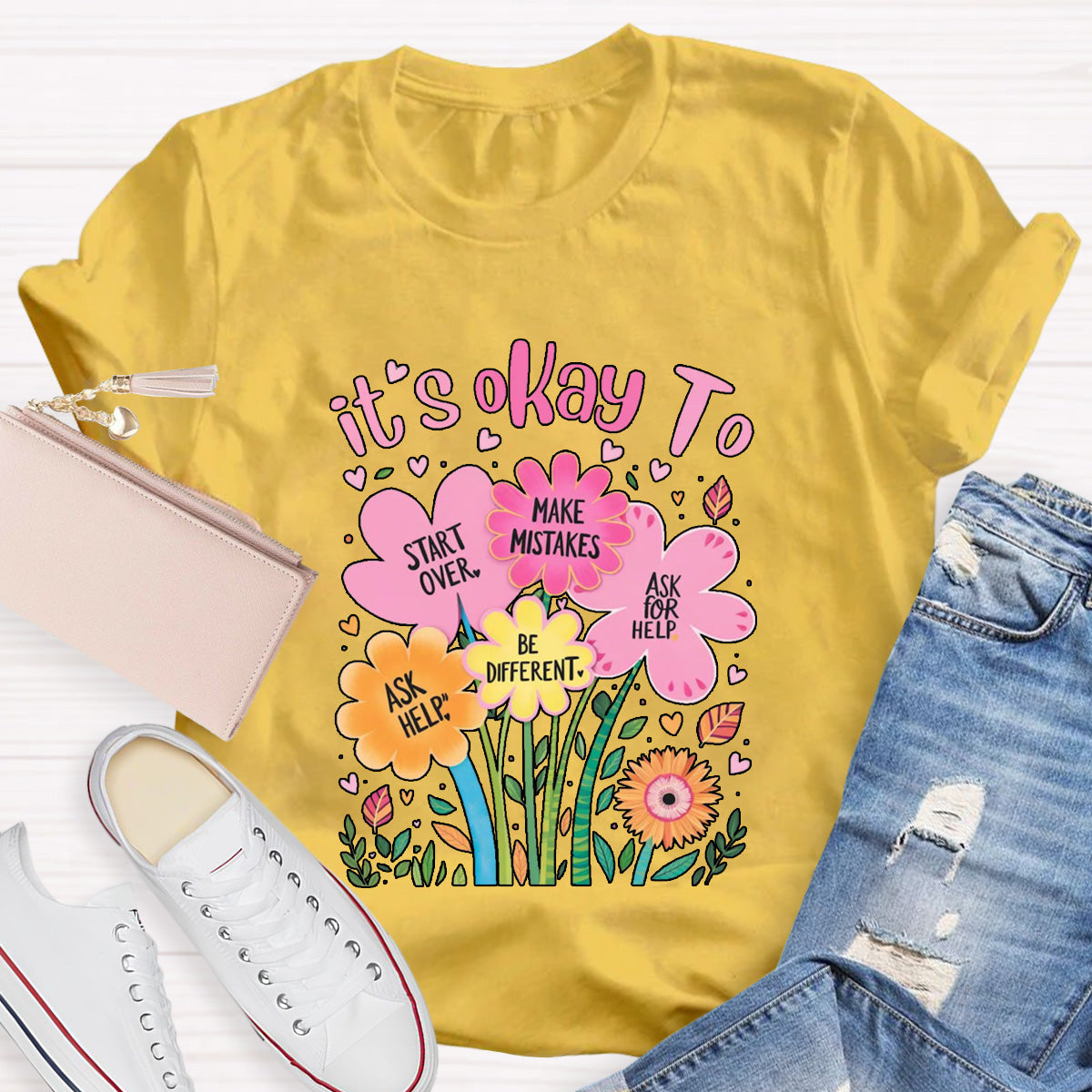 It's Okay To Be Different Teacher T-Shirt