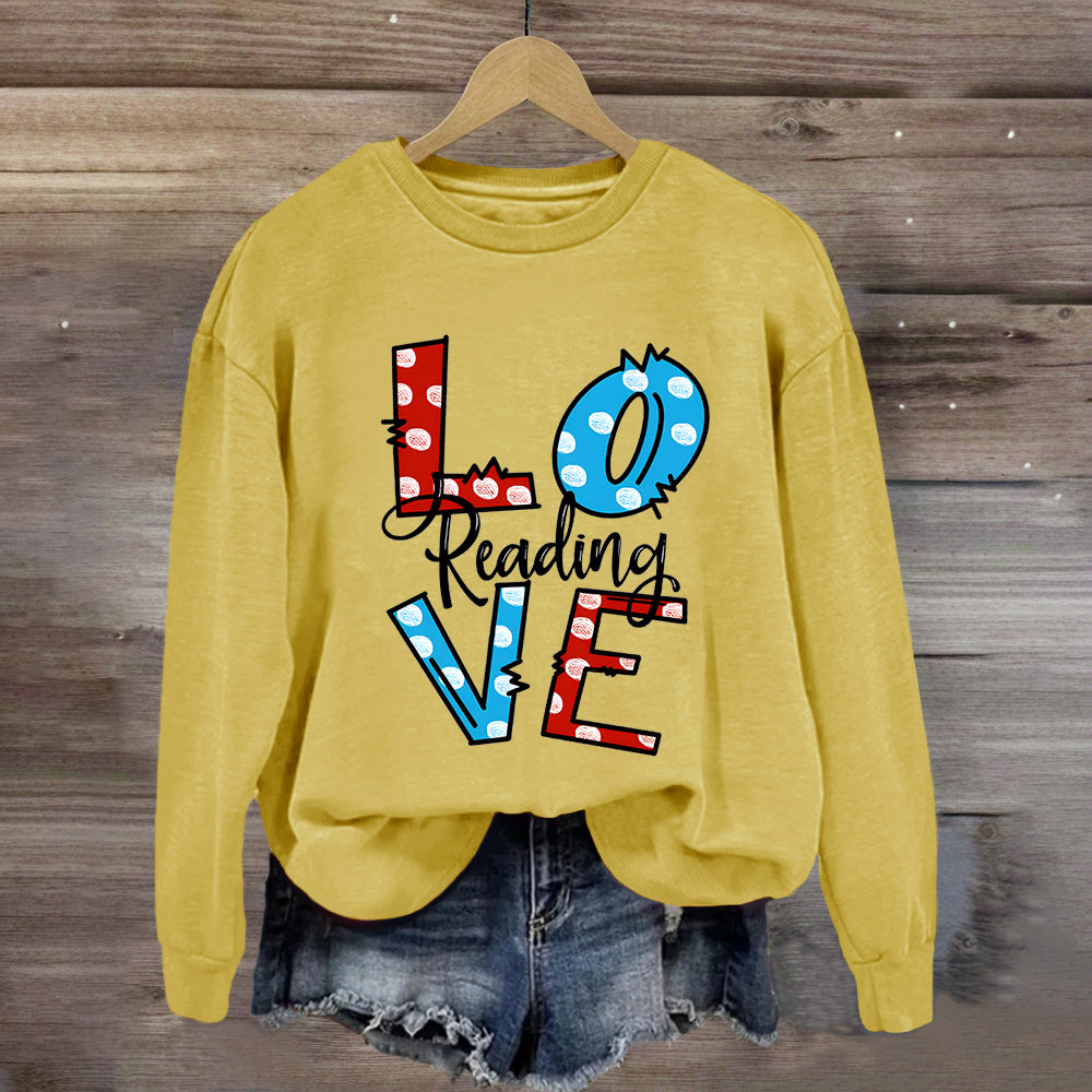 Love Reading Sweatshirt