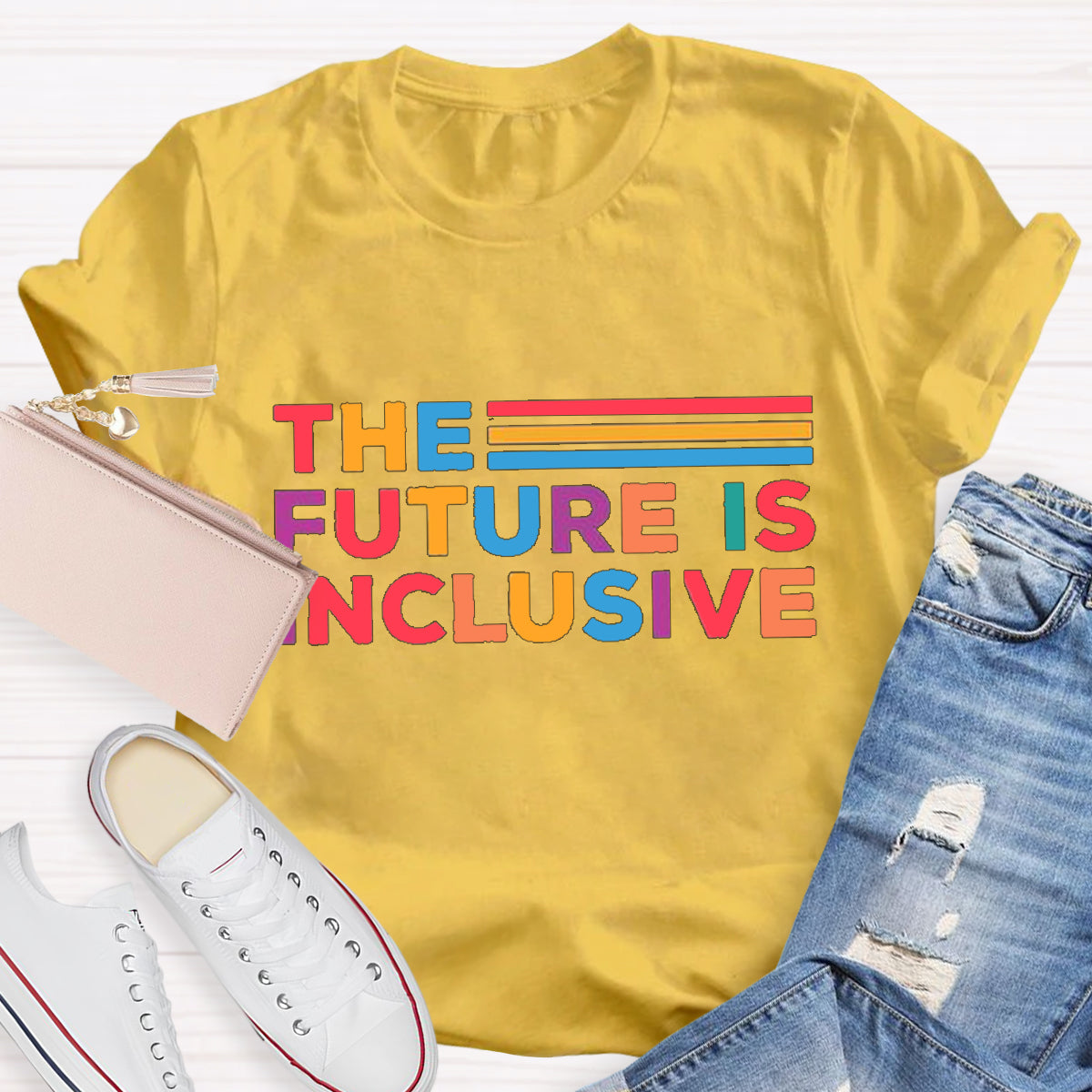The Future Is Inclusive Teacher T-Shirt