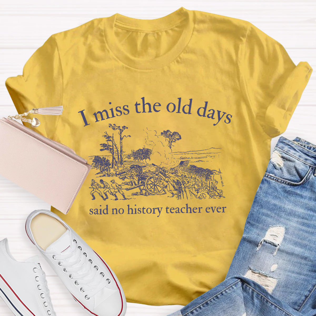 I Miss The Old Days Teacher T-Shirt