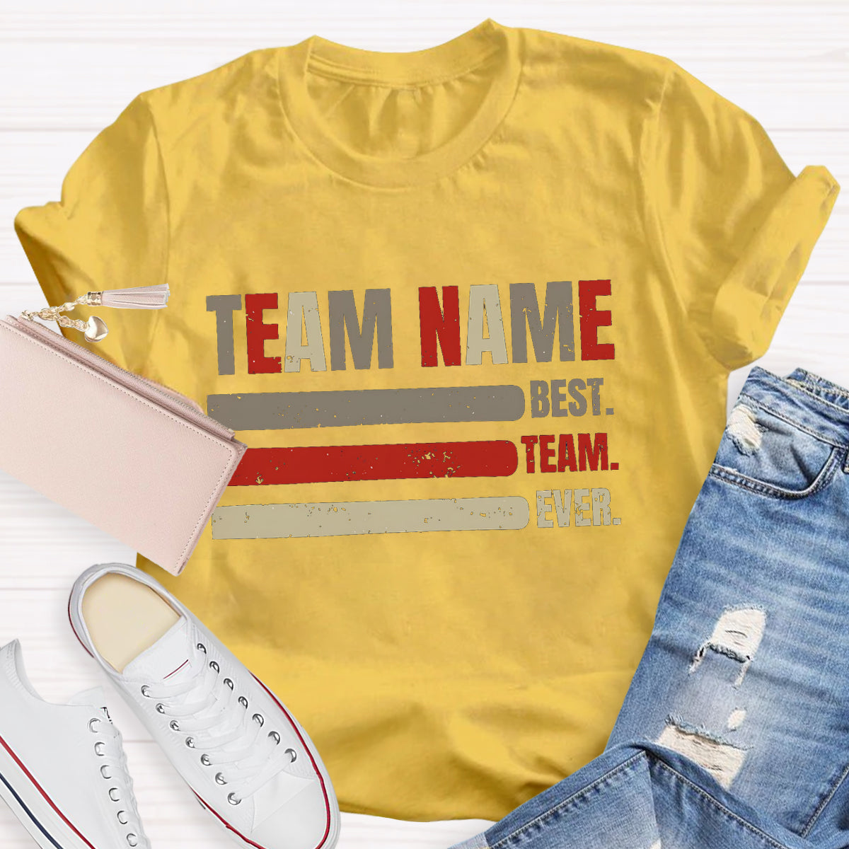 Personalized Best Team NameTeacher T-Shirt