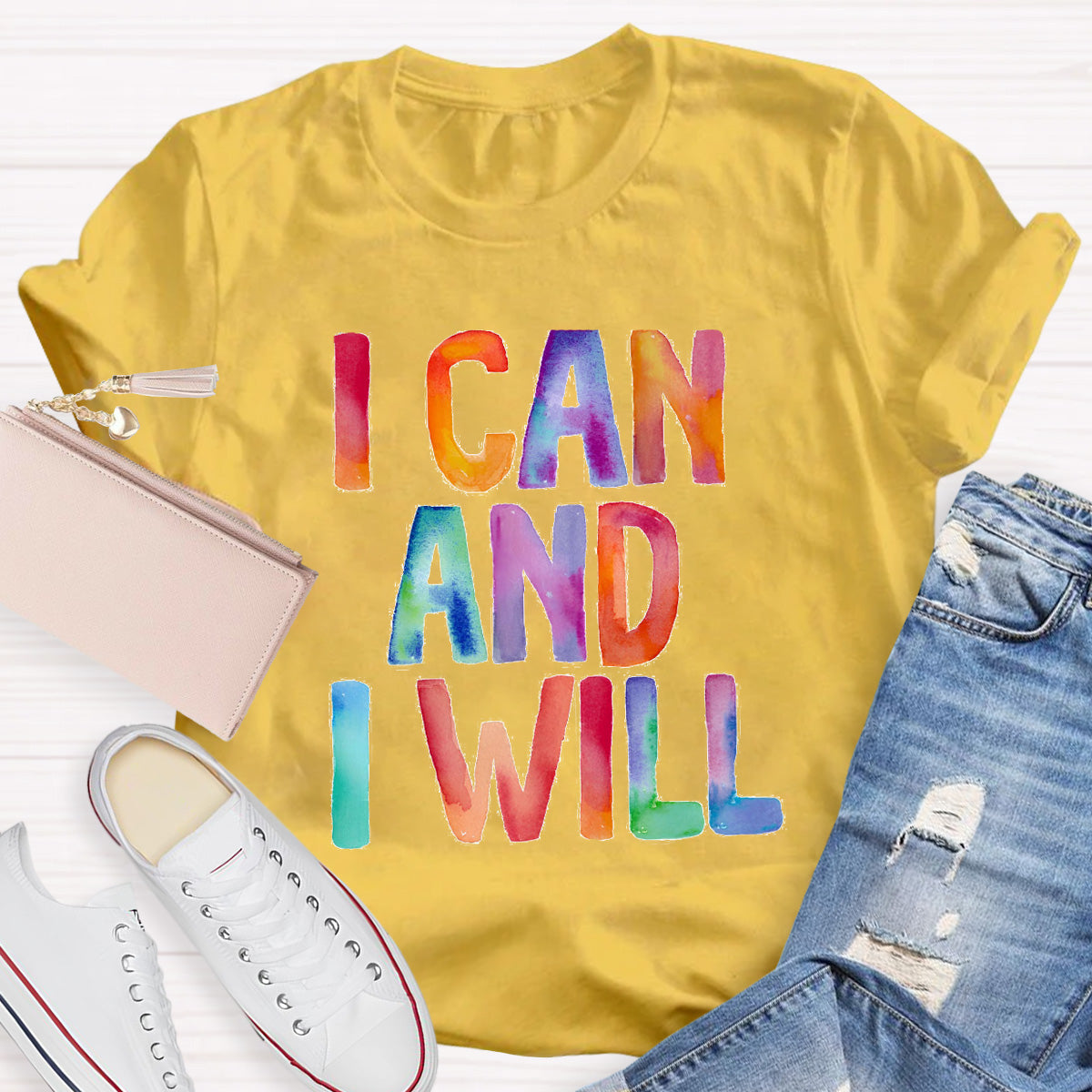 I Can And I Will Teacher T-Shirt