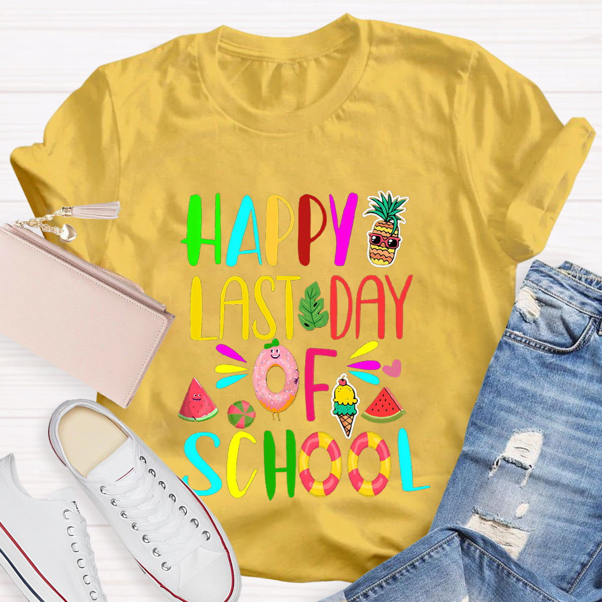Happy Last Day Of School Summer Atmosphere T-Shirt