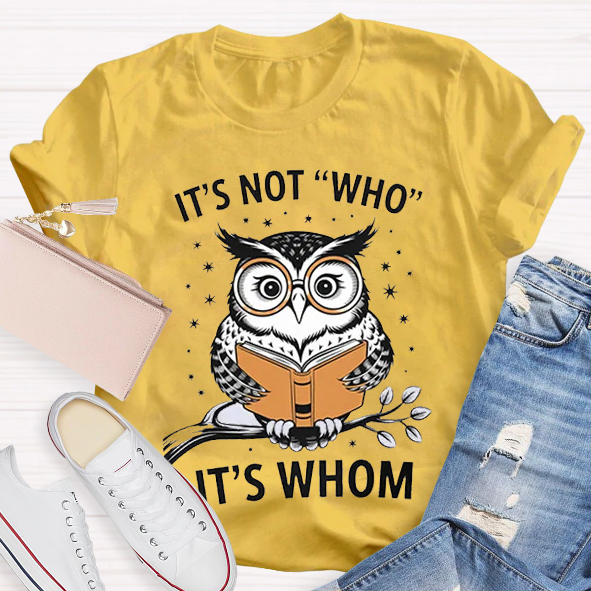 It's Not Who It's Whom Teacher T-Shirt