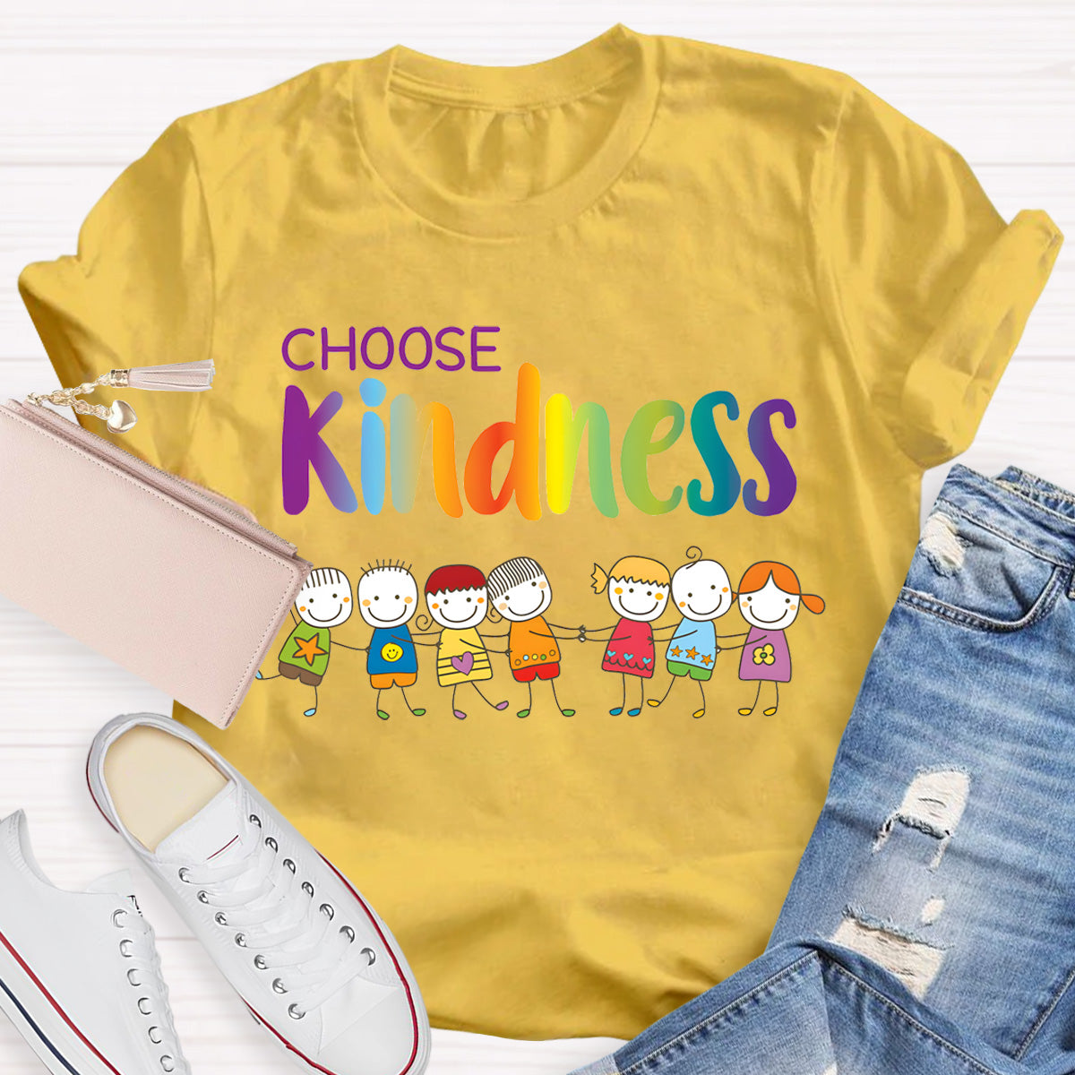 Choose Kindness Pretty Kids T-Shirt