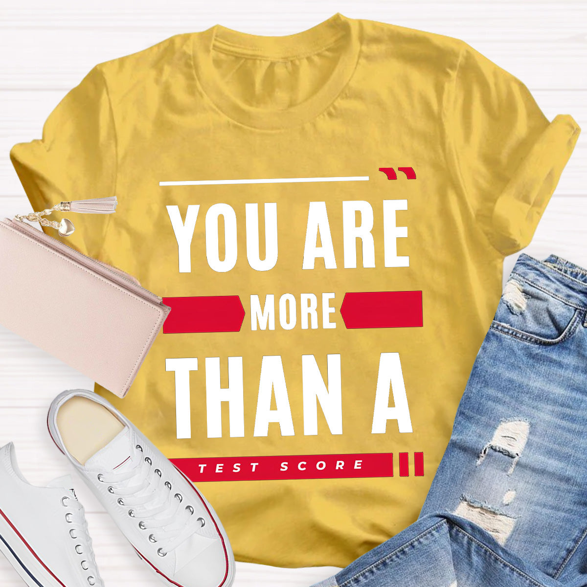 You Are More Than A Text Score Teacher T-Shirt