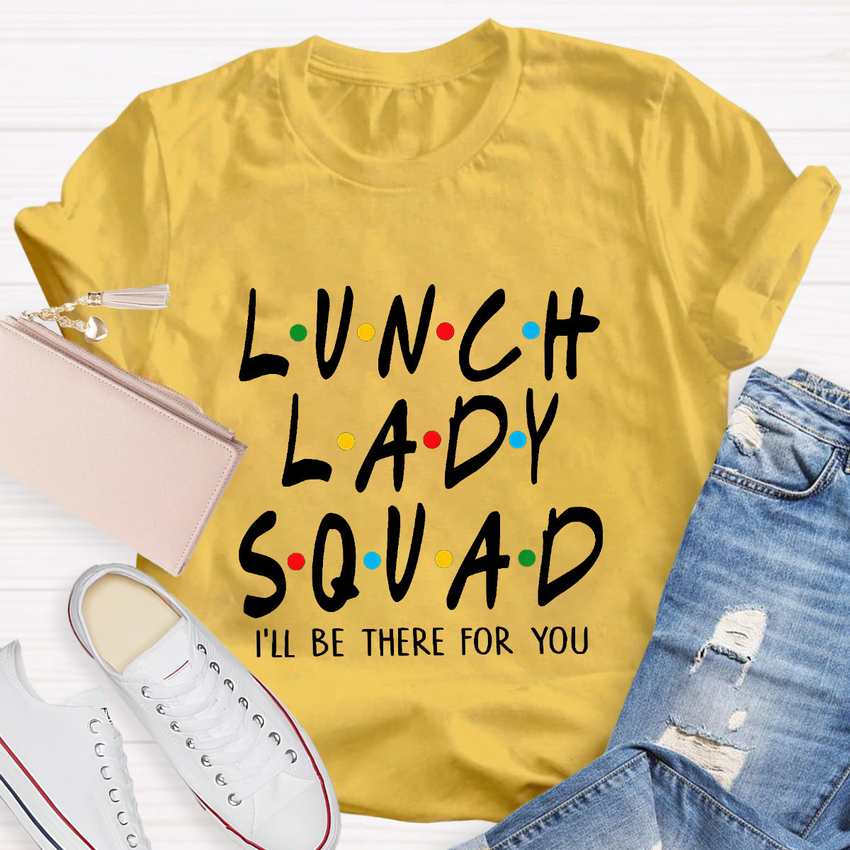 Lunch Lady Aquad Teacher T-Shirt