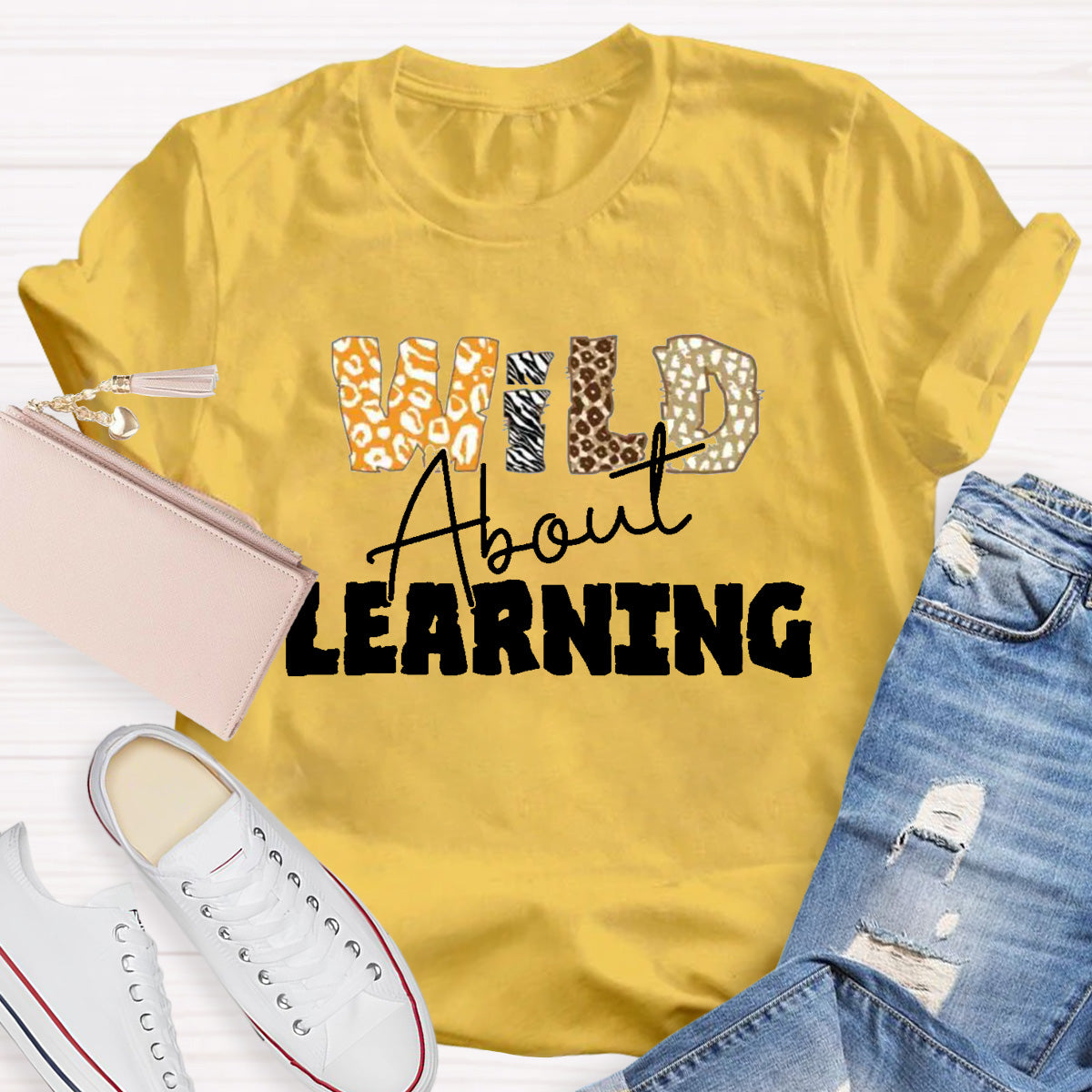 Wild About Learning Teacher T-Shirt