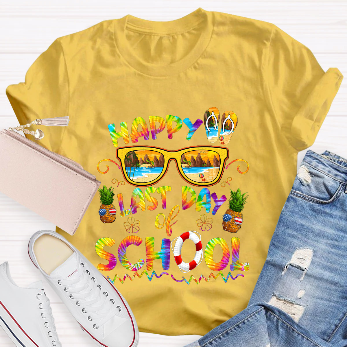 Happy Last Day Of School Holiday Summer T-Shirt